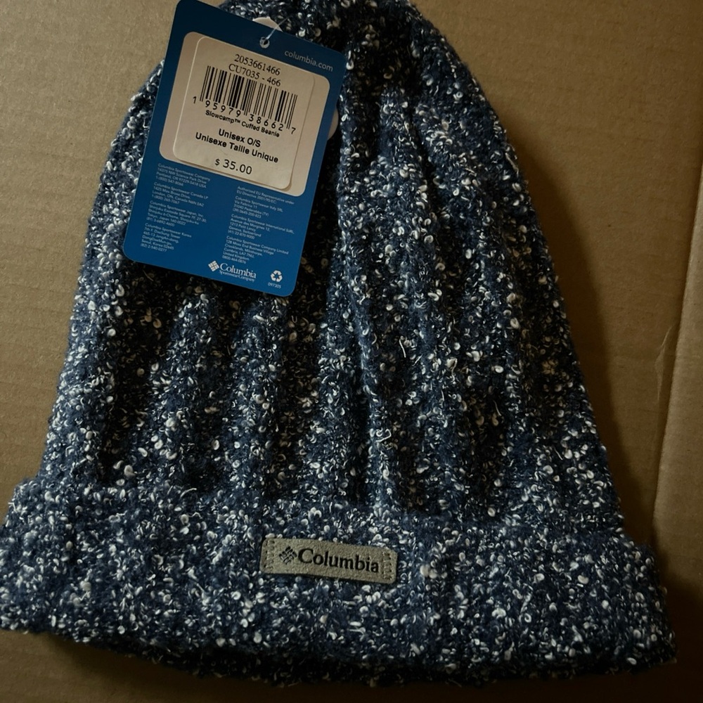Columbia Blue Knit Beanie